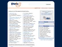 Tablet Screenshot of chantez-online.org